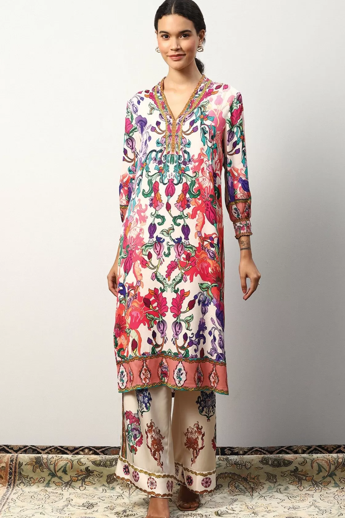 RANNA GILL Tunics-Bella Tunic Baroque Print