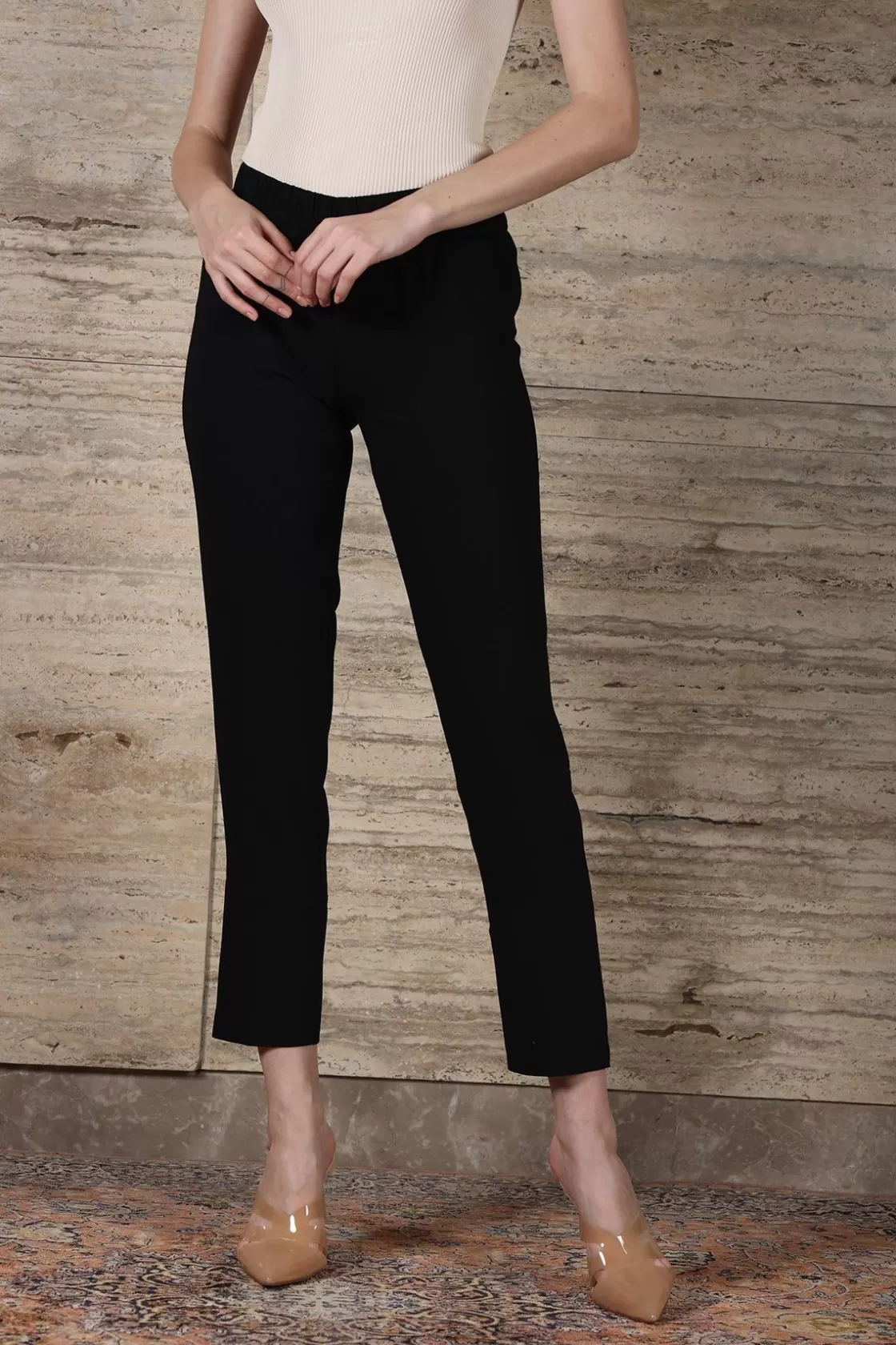 RANNA GILL Classic Pants-Camilla Pant Black