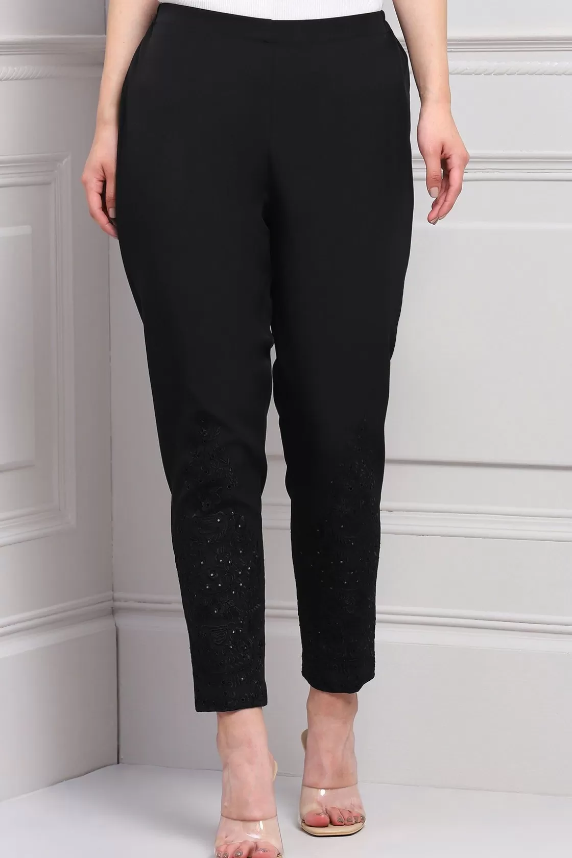 RANNA GILL Classic Pants-Diana Pant Black