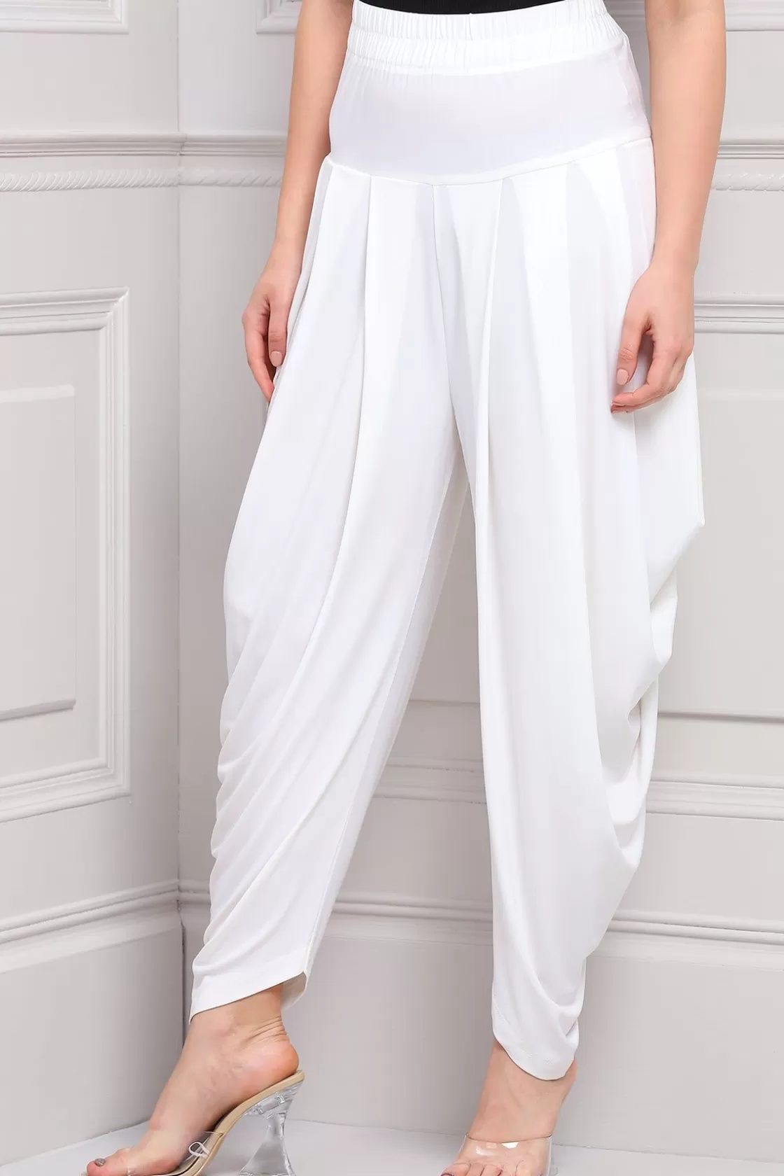 RANNA GILL Classic Pants-Jemma Pant White