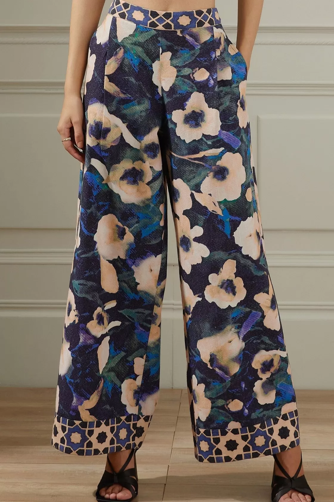 RANNA GILL Pants-Joan Pant Blue