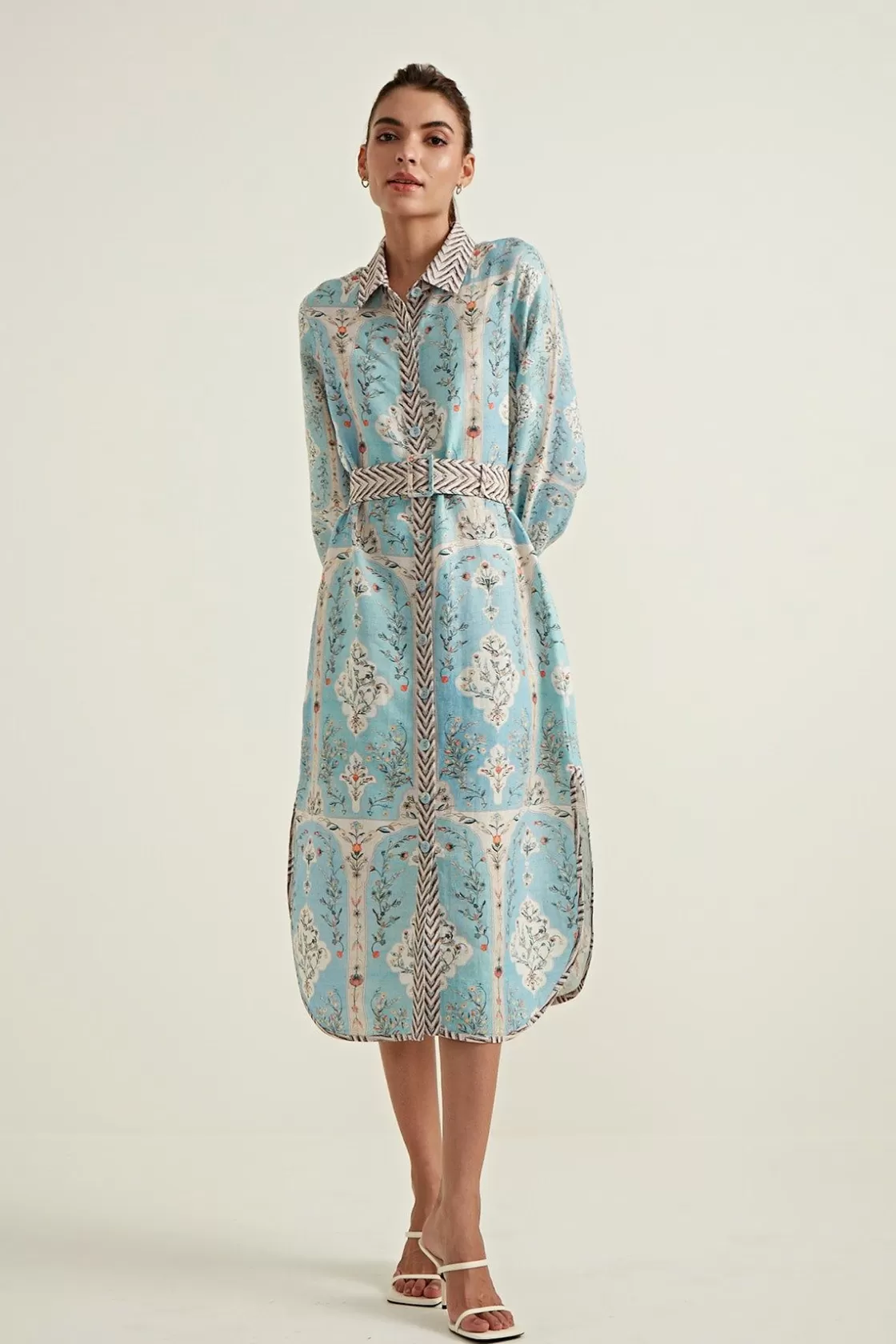 RANNA GILL Dresses-Louisa Tunic Dress Blue