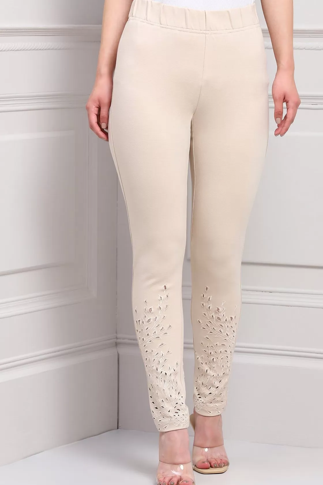 RANNA GILL Classic Pants-Madison Pant Beige