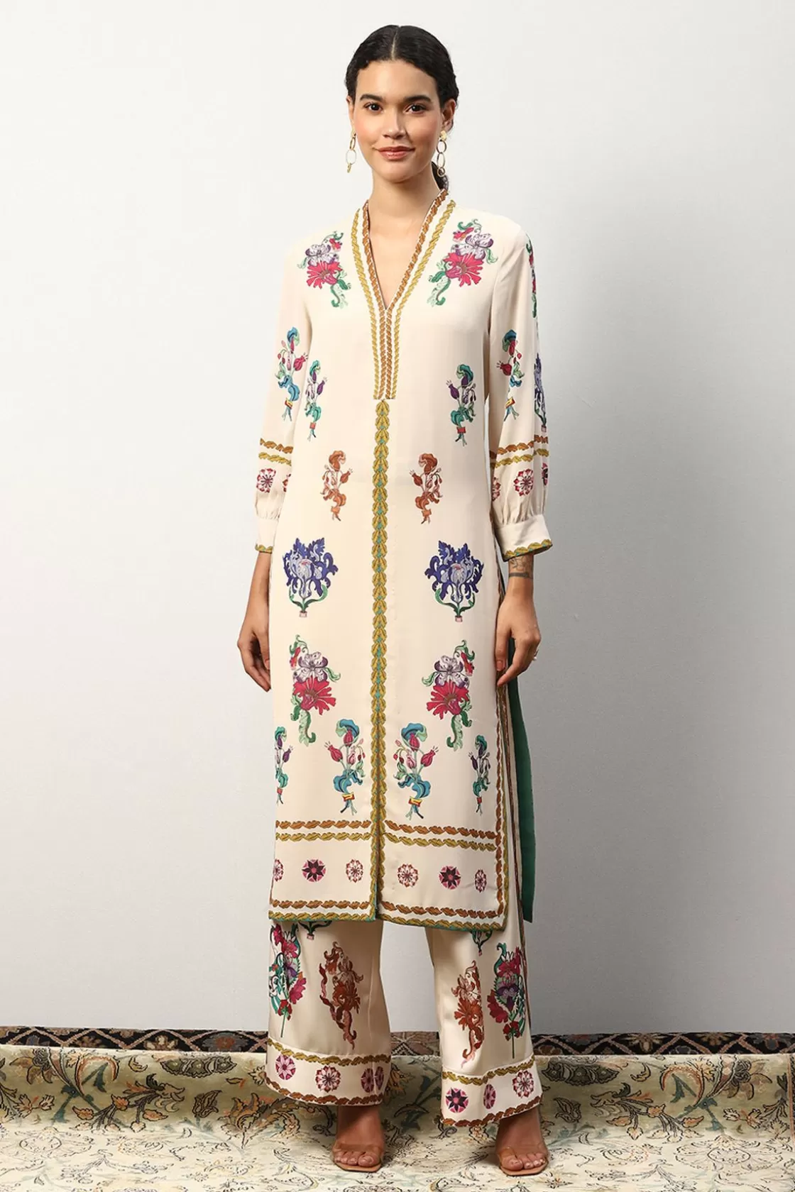 RANNA GILL Tunics-Riyan Tunic Off White