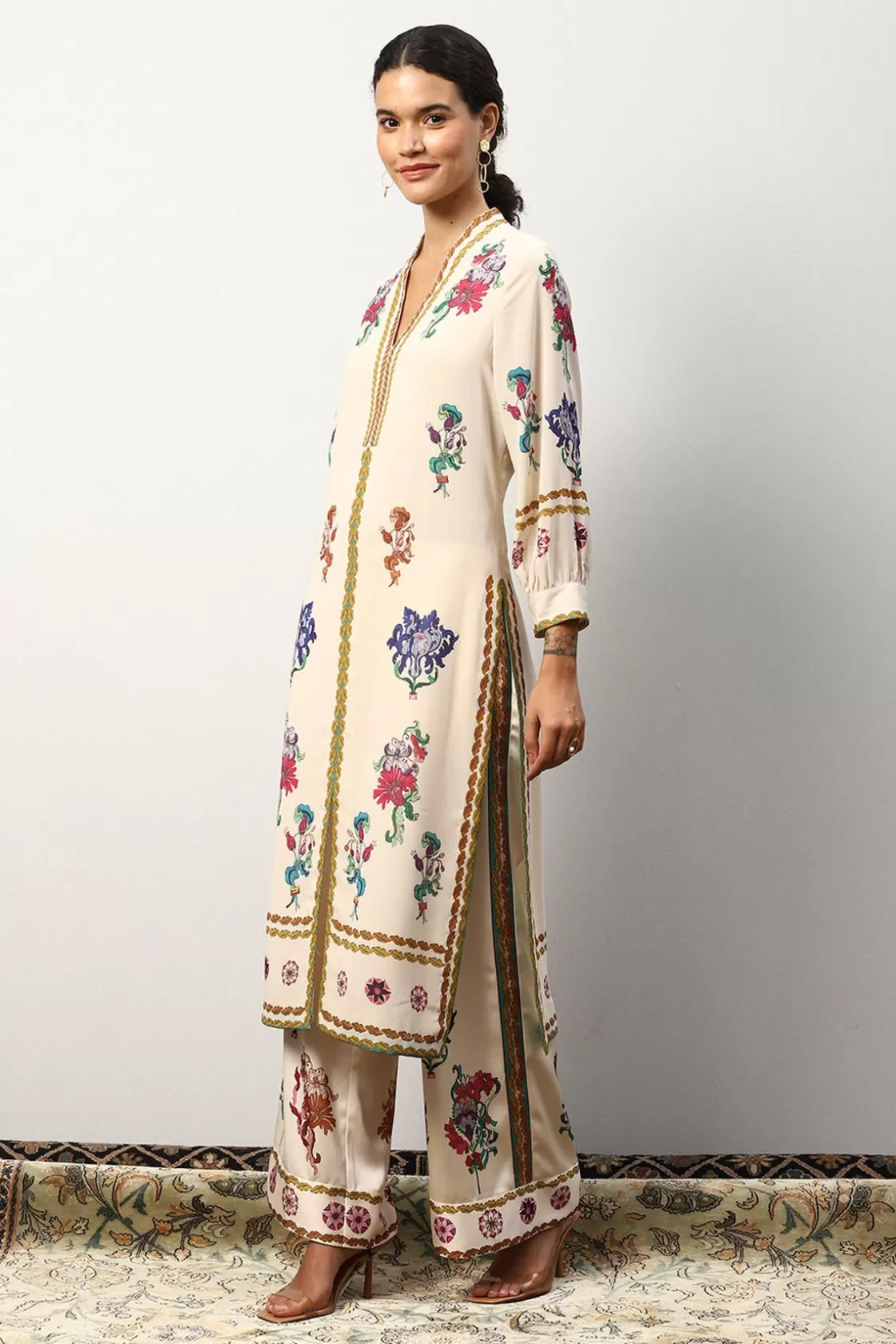 RANNA GILL Tunics-Riyan Tunic Off White