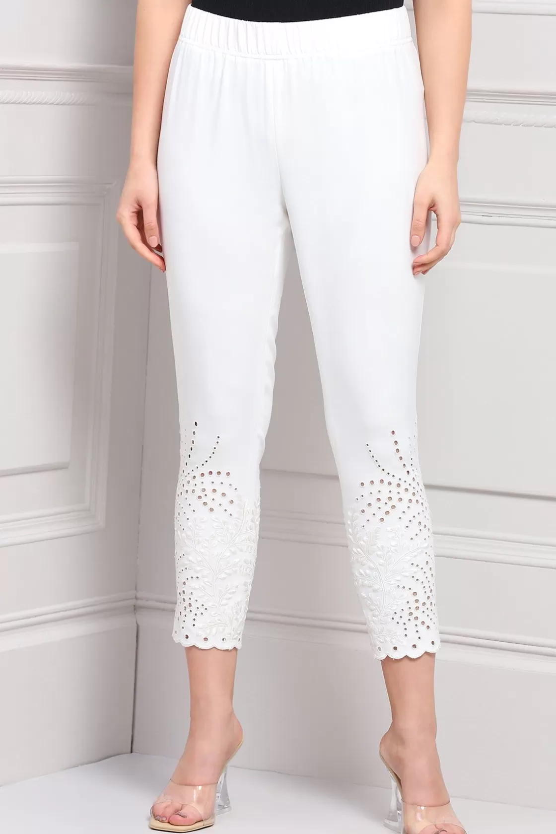 RANNA GILL Classic Pants-Stella Pant White