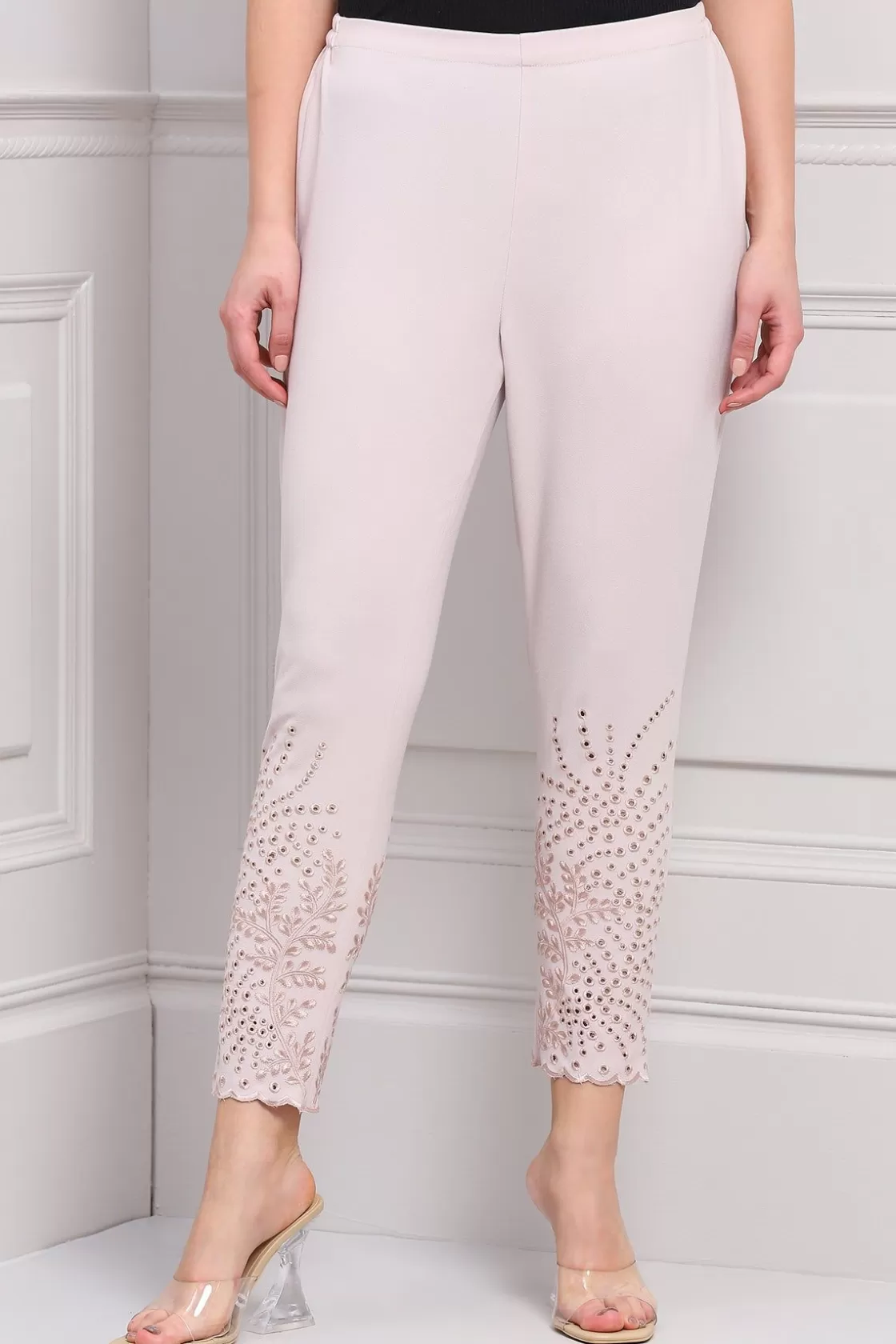 RANNA GILL Classic Pants-Stella Pant Salmon