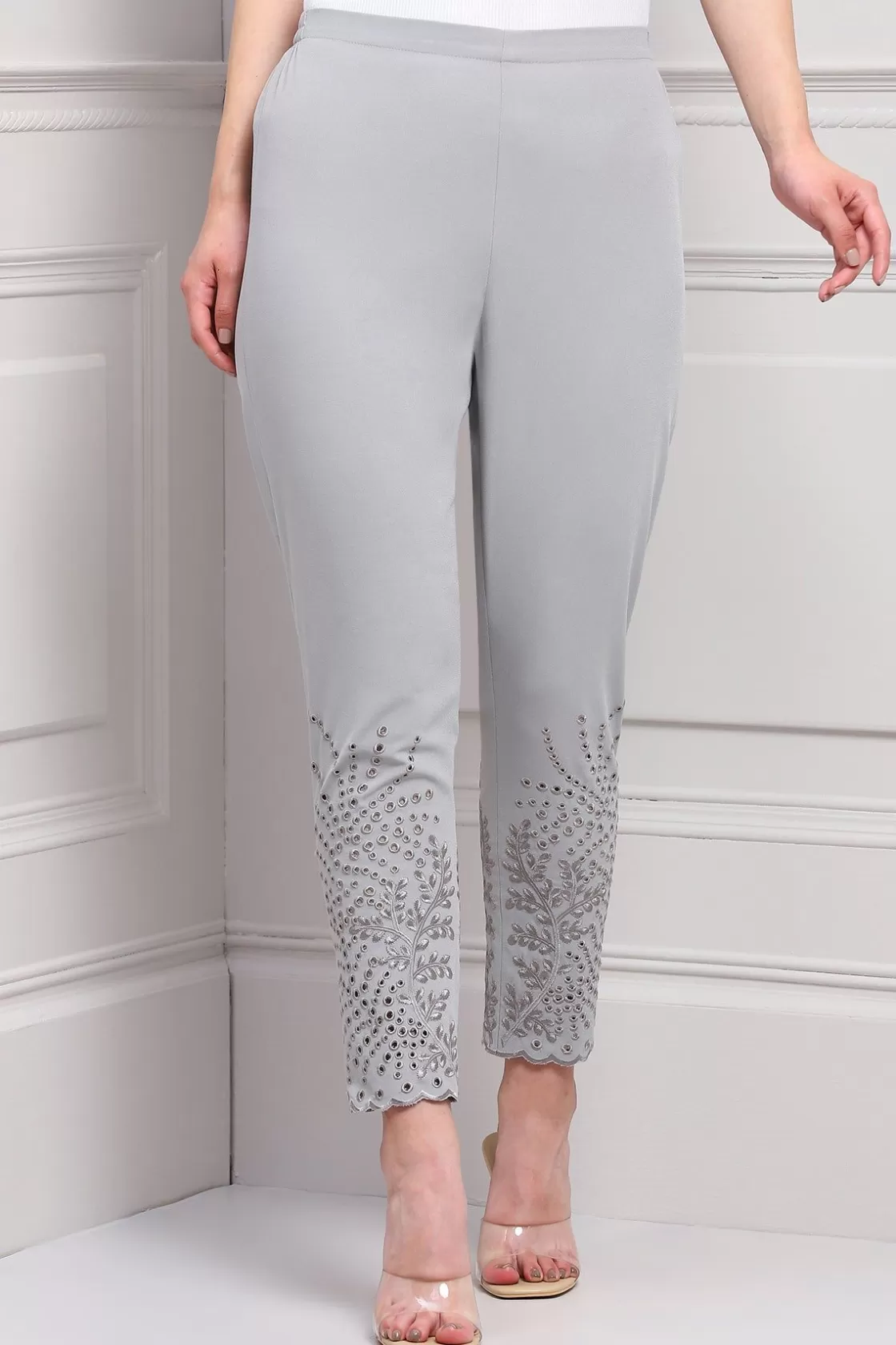 RANNA GILL Classic Pants-Stella Pant Grey